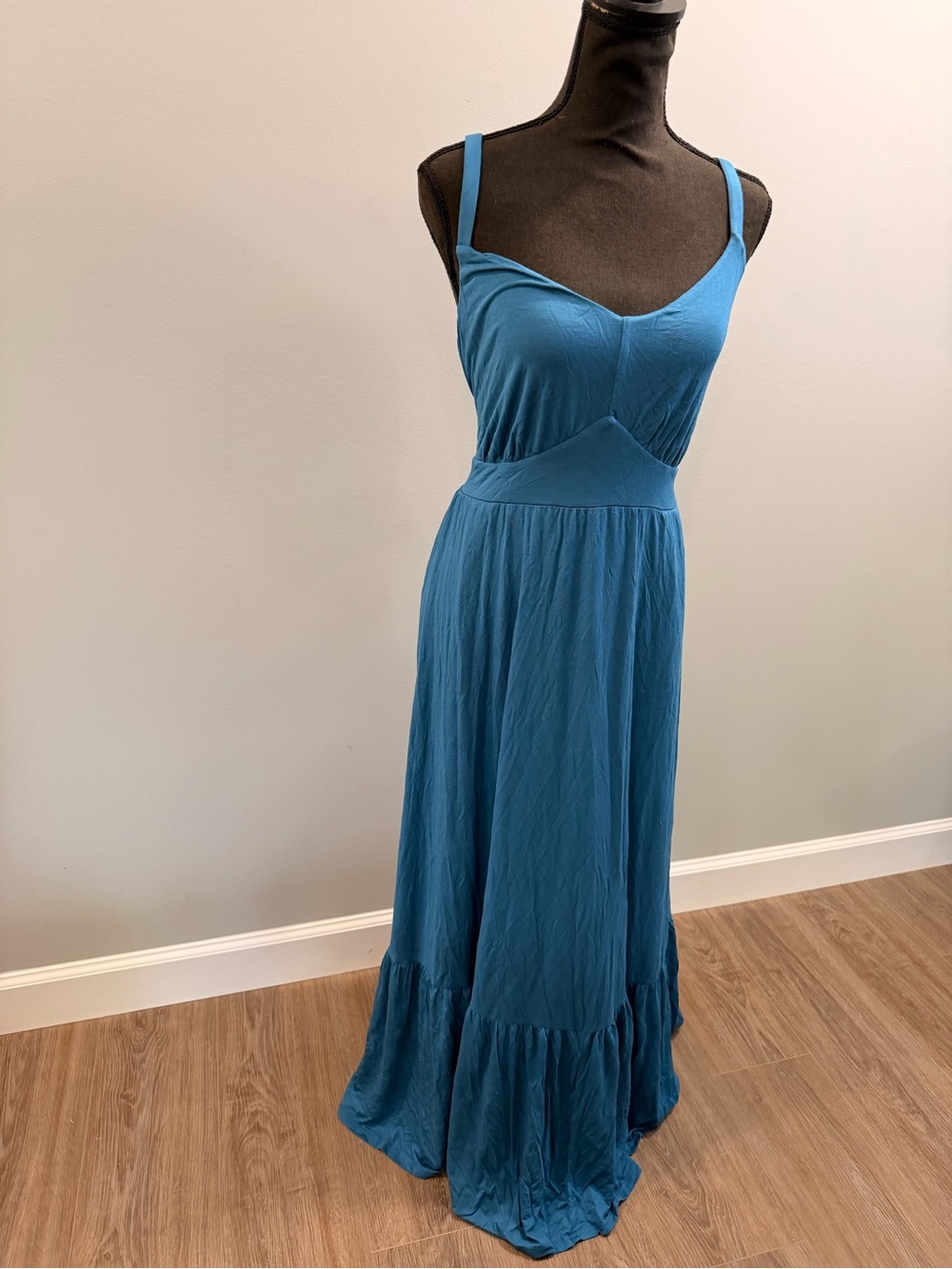 NWT Torrid Blue Sleeveless Maxi Dress - Picture 3 of 5